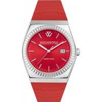 Watchpeople Men's 700399 WP1 41mm Quartz Watch in Red