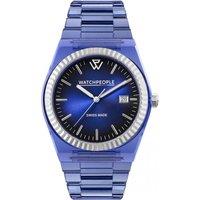 Watchpeople Men's 700408 WP1 41mm Quartz Watch in Blue