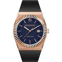 Watchpeople Men's 701205 WP1 41mm Quartz Watch in Black