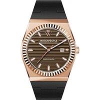 Watchpeople Men's 701208 WP1 41mm Quartz Watch in Black