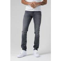 Monkee Genes Men's Skinny Mid-Rise Denim Jeans in Grey | Size: 28L