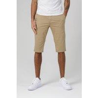 Monkee Genes Men's Slim Fit Chino Shorts in Beige | Size: 34