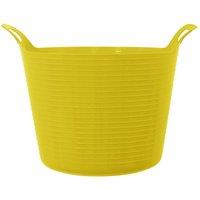 simpa Durable Plastic MultiPurpose Flexi Tub 42L in Yellow