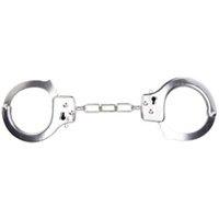 Loving Joy Bound to Play Heavy Duty Metal Handcuffs in Silver