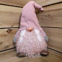 Samuel Alexander 30cm Christmas Female Gonk with LED Light - Pink Hat