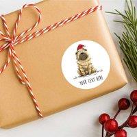 60 SECOND MAKEOVER 25 x Personalised Christmas Labels Chow Chow
