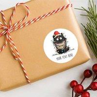60 SECOND MAKEOVER 25 x Personalised Christmas Labels Pomeranian