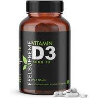 Feel Supreme Vitamin D3 / 5000iu 60 Tabs in Black