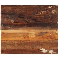 Berkfield Home Rectangular Table Top 60x70 cm 15-16 mm Solid Reclaimed Wood in Black