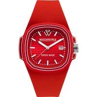 Watchpeople 700342 WP4 44mm Quartz Watch in Red