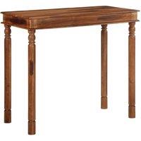 Berkfield Home Bar Table 120x60x107 cm Solid Wood Acacia in Brown | Size: 120 x 60 x 107 cm