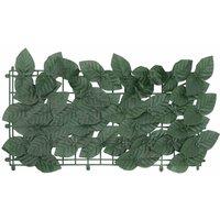Berkfield Home Balcony Screen with Dark Green Leaves 500x150 cm