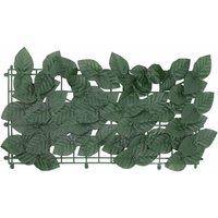 Berkfield Home Balcony Screen with Dark Green Leaves 600x100 cm