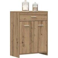 Berkfield Home Bathroom Cabinet Artisan Oak 60x33x80 cm Engineered Wood in Brown | Size: 60 x 33 x 80 cm