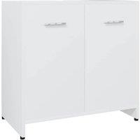 Berkfield Home Bathroom Cabinet White 60x33x61 cm Engineered Wood | Size: 60 x 33 x 61 cm