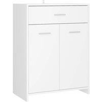 Berkfield Home Bathroom Cabinet White 60x33x80 cm Engineered Wood | Size: 60 x 33 x 80 cm