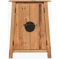 Berkfield Home Bathroom Side Cabinet Solid Pinewood 59x32x80 cm in Brown | Size: 59 x 32 x 80 cm