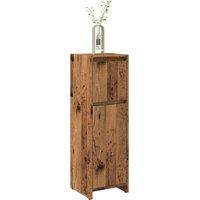 Berkfield Home Bathroom Cabinet Old Wood 30x30x95 cm Engineered Wood in Brown | Size: 30 x 30 x 95 cm
