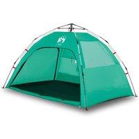 Berkfield Home Beach Tent 2-Person Sea Green Quick Release Waterproof