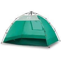 Berkfield Home Beach Tent 2-Person Sea Green Quick Release Waterproof