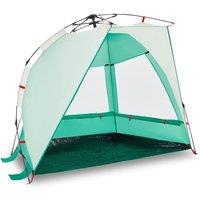 Berkfield Home Beach Tent 2-Person Sea Green Quick Release Waterproof