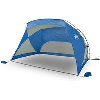 Berkfield Home Beach Tent Azure Blue 274x178x170/148 cm 185T Polyester