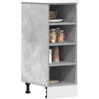 Berkfield Home Bottom Cabinet Concrete Grey 30x44, 5x81, 5 cm Engineered Wood