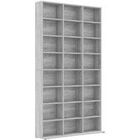 Berkfield Home CD Cabinet Grey Sonoma 102x23x177.5 cm Engineered Wood