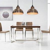 Berkfield Home Ceiling Lamps 2 pcs Semi-spherical Copper Colour