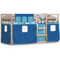 Berkfield Home Bunk Bed without Mattress Blue 80x200 cm Solid Wood Pine