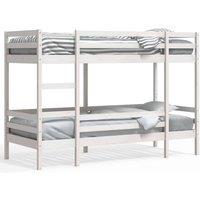 Berkfield Home Bunk Bed without Mattress White 90x190 cm Single Solid Wood Pine