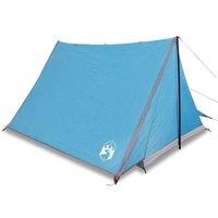 Berkfield Home Camping Tent 2-Person Blue Waterproof