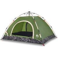 Berkfield Home Camping Tent 2-Person Green Quick Release