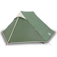 Berkfield Home Camping Tent 2-Person Green Waterproof