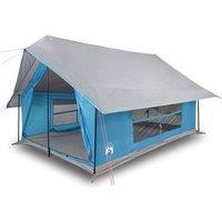 Berkfield Home Camping Tent 5-Person Blue Waterproof