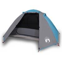 Berkfield Home Camping Tent Dome 2-Person Blue Waterproof