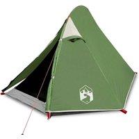 Berkfield Home Camping Tent Dome 2-Person Green Waterproof