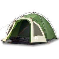 Berkfield Home Camping Tent Dome 3-Person Green Quick Release