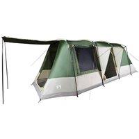 Berkfield Home Camping Tent Tunnel 4-Person Green Waterproof