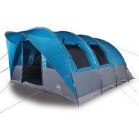 Berkfield Home Camping Tent Tunnel 5-Person Blue Waterproof