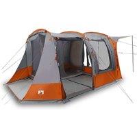 Berkfield Home Car Tent Grey & Orange Waterproof