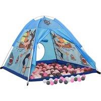 Berkfield Home Children Play Tent with 250 Balls Blue 120x120x90 cm | Size: 120 x 120 x 90 cm