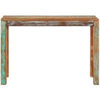 Berkfield Home Console Table 110x35x76 cm Solid Reclaimed Wood | Size: 110 x 35 x 76 cm