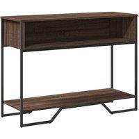 Berkfield Home Console Table Brown Oak 100x35x74.5 cm Engineered Wood