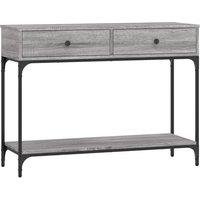 Berkfield Home Console Table Grey Sonoma 100x34.5x75 cm Engineered Wood