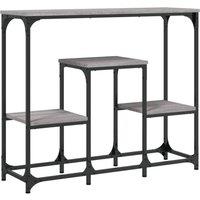 Berkfield Home Console Table Grey Sonoma 89.5x28x76 cm Engineered Wood