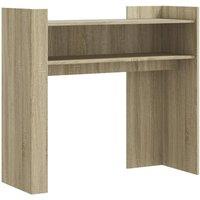 Berkfield Home Console Table Sonoma Oak 100x35x90 cm Engineered Wood in Light Brown | Size: 100 x 35 x 90 cm
