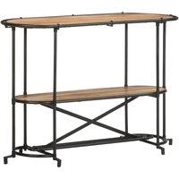 Berkfield Home Console Table 110x42x76 cm Solid Wood Acacia in Brown | Size: 110 x 42 x 76 cm