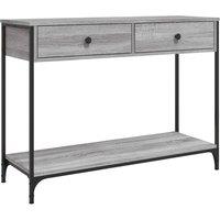 Berkfield Home Console Table Grey Sonoma 100x34.5x75 cm Engineered Wood
