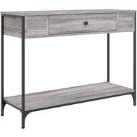 Berkfield Home Console Table Grey Sonoma 100x34.5x75 cm Engineered Wood